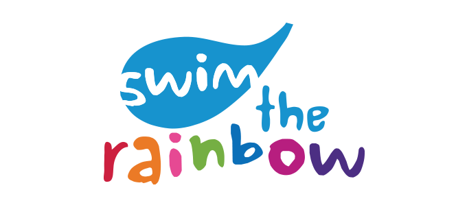 Logo: Rainbow Club Swim the Rainbow