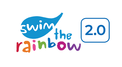 Logo: Rainbow Club Swim the Rainbow