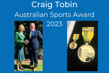 Craig Tobin Receives Australian Sports Award